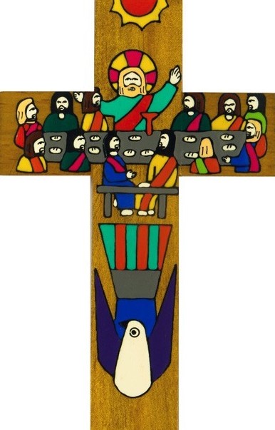 Last Supper Cross 15cm