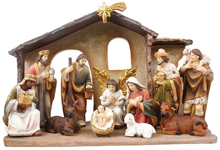 Nativity 89873 with Stable