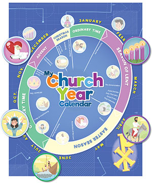 My Church Year Calendar Sticker Sheet Packet