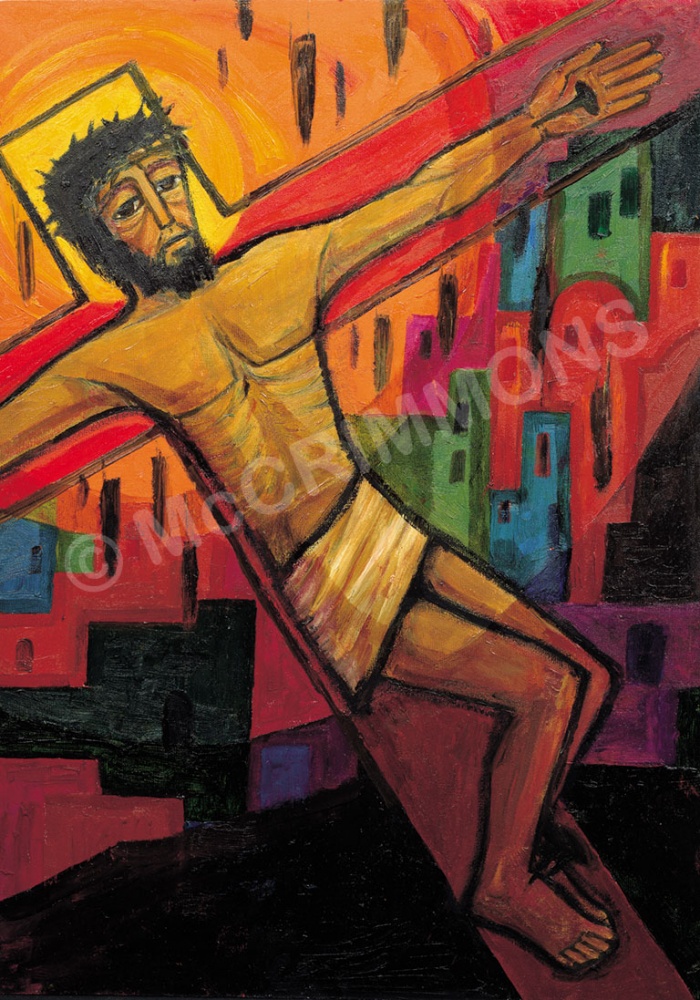 Poster Jesus is Nailed To the Cross