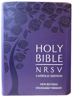 catholic purple nrsv edition bible holy eden