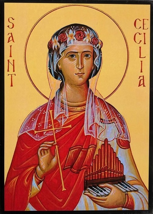 st cecilia icon