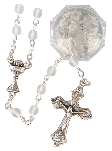 Rosary C60713 Communion White