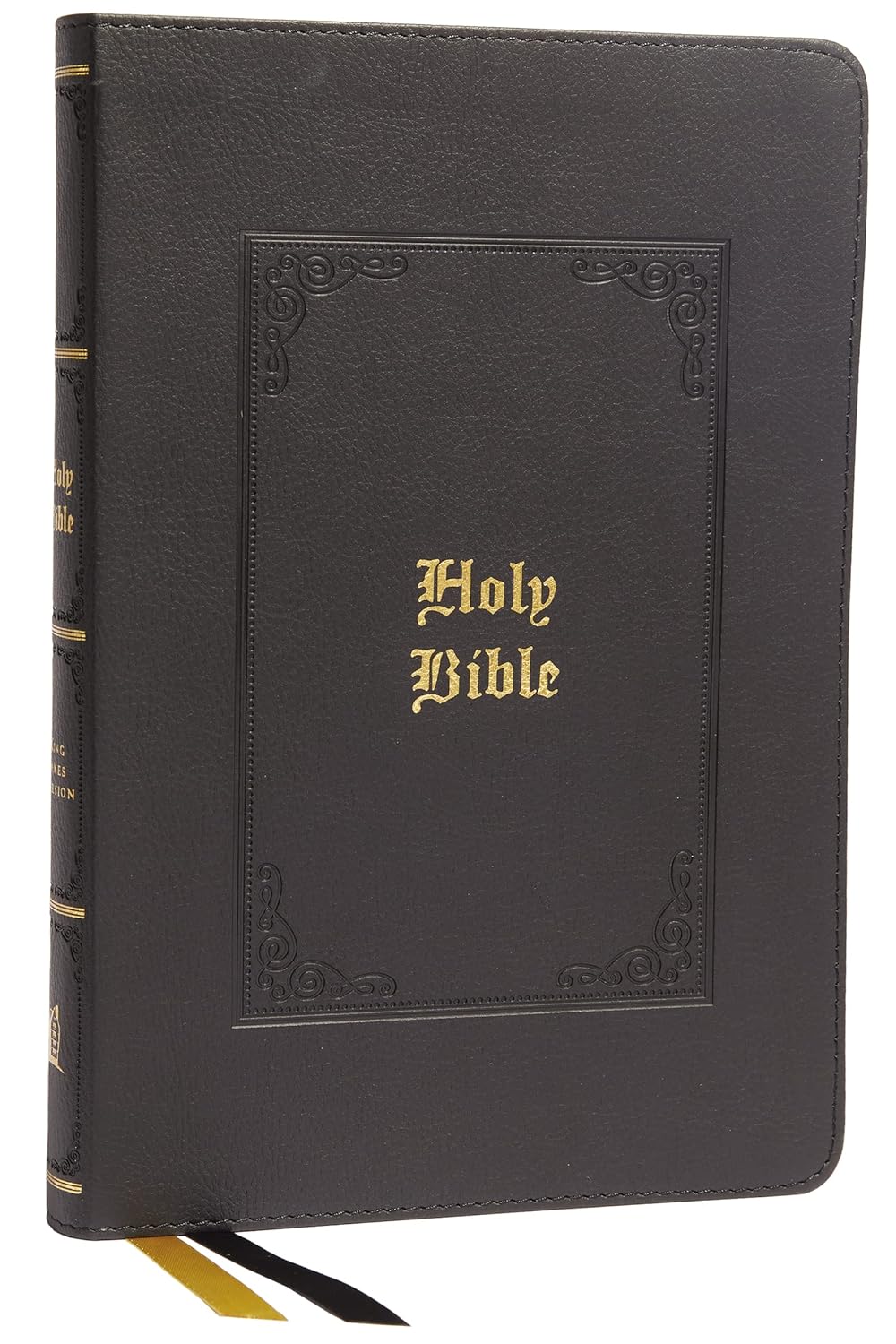Bible KJV Thinline Large Print Black Leathersoft