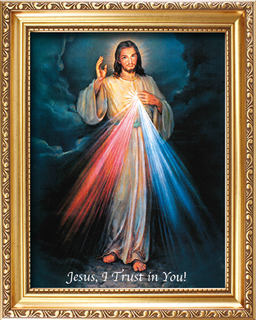 Framed Picture 83353 Divine Mercy