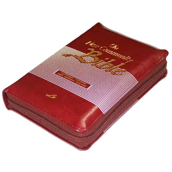 Bible NCB New Community Pocket Red Zipped