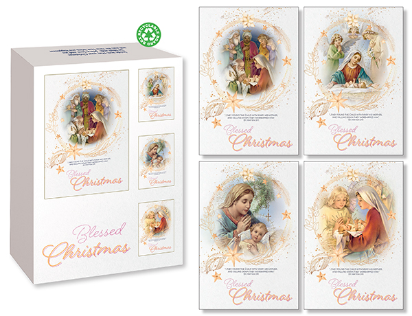 Card Christmas 92795  Blessed Christmas 18/Box