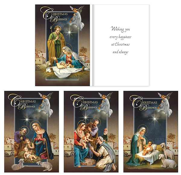 Card Christmas 9306 Christmas Angel 18/Box