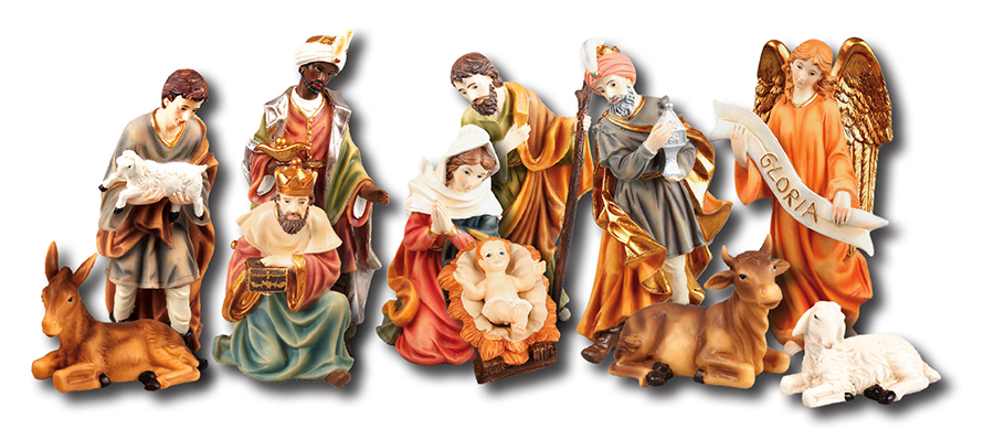 Nativity Set 89331 11 figures 2 1/2