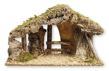 Nativity Shed/LED Lights 89952