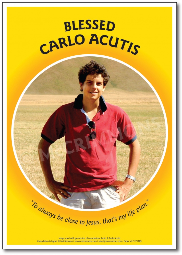 Poster Blessed Carlo Acutis STP 1169A3L