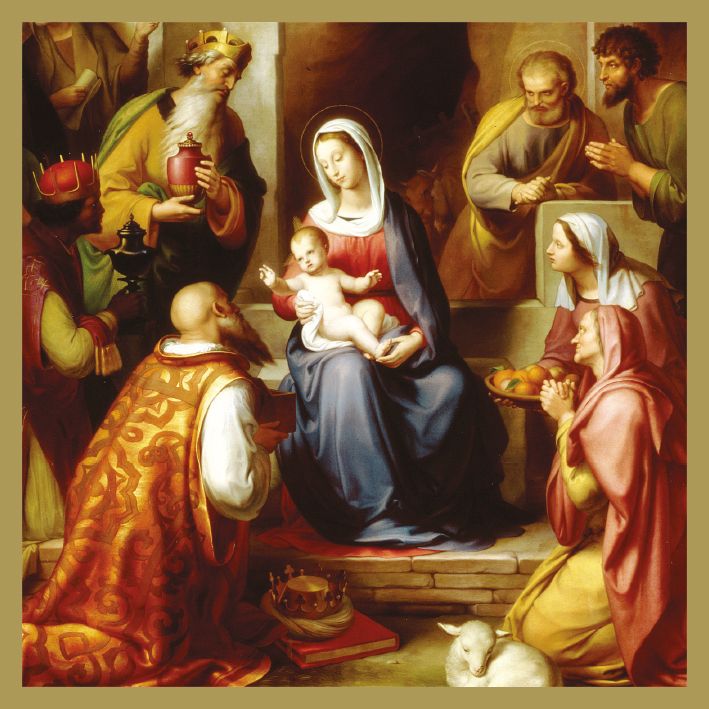 Card Christmas CMH X 406 Nativity Pk5