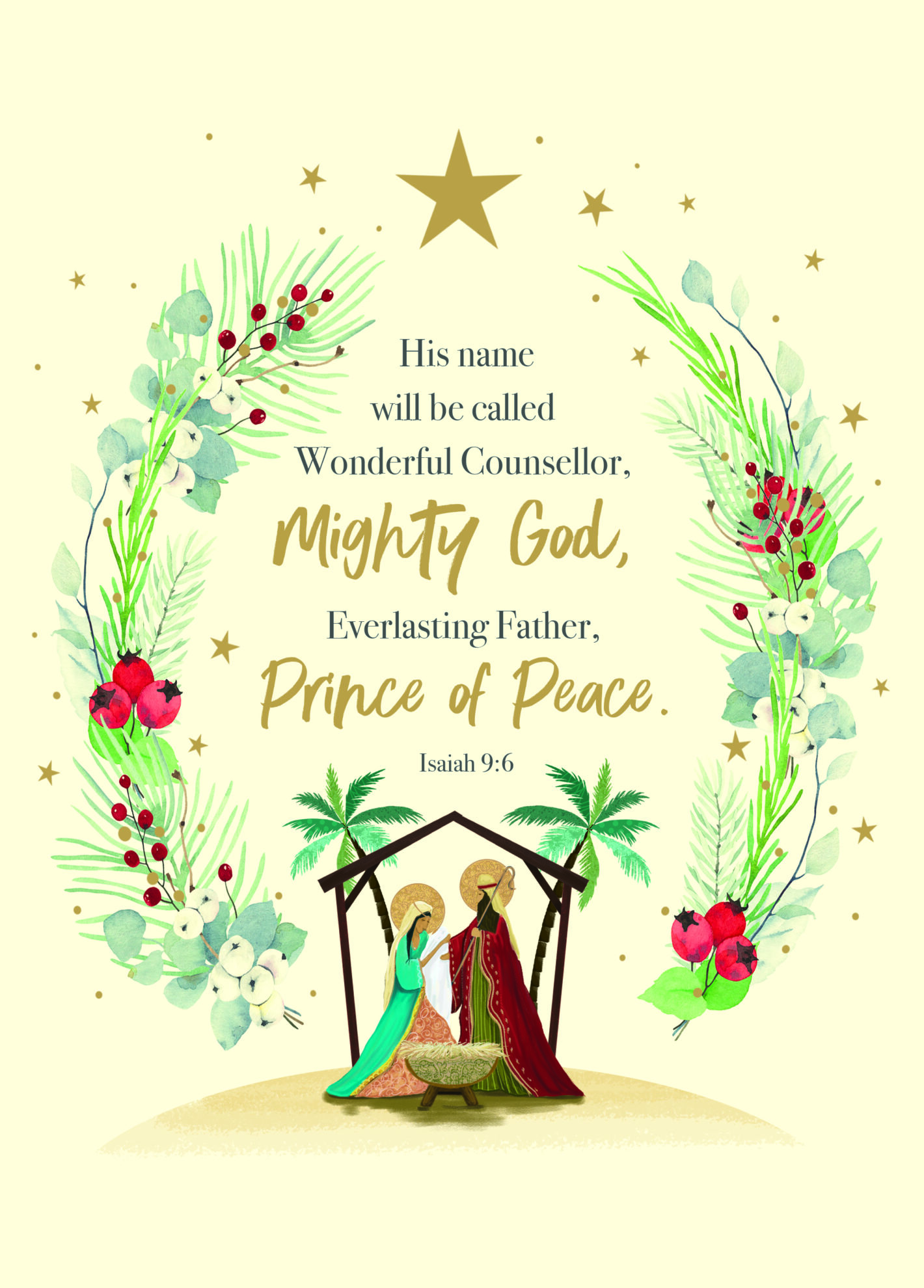 Card 44505 Christmas Prince of Peace