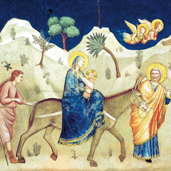 Card Christmas MAE X909 Flight into Egypt Pk 5