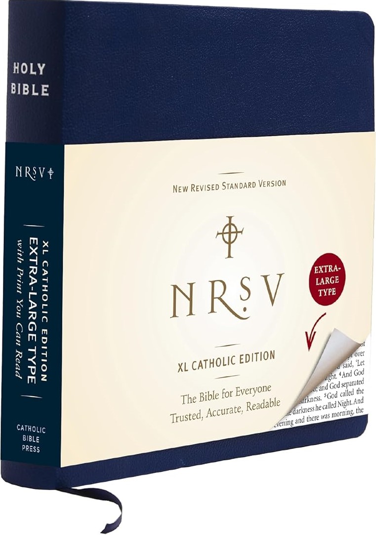 Bible NRSV XL Catholic Edition Extra Large Print Blue