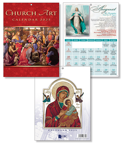 Calendar 9673 Church Art 2025