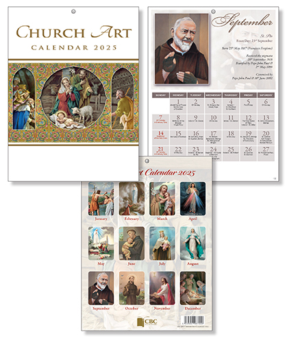 Calendar 9672 Church Art 2025