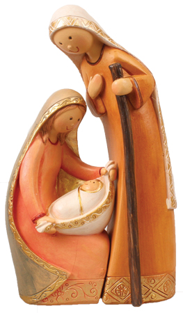 Nativity Set 89142 Holy Family/Coloured 6 1/2"