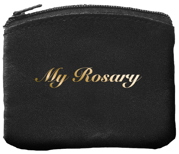 Rosary Purse 6430 Bonded Leather