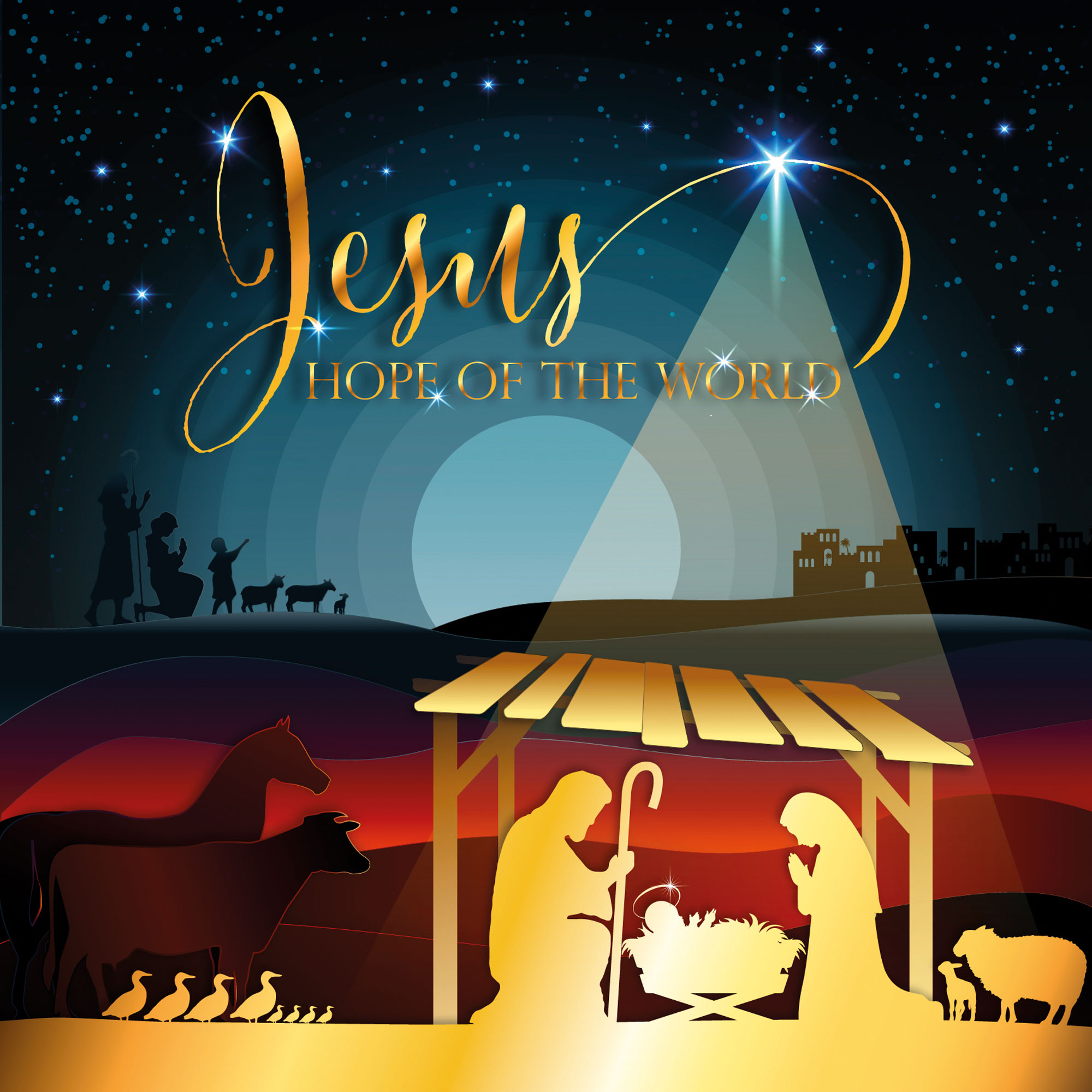 Card Christmas CM333 Jesus Hope of the World