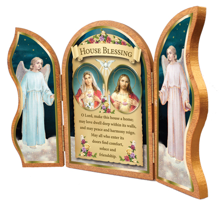 Plaque 56215 House Blessing Triptych