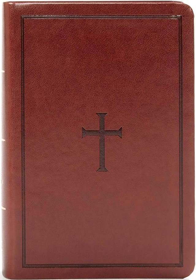 Bible KJV Large Print Brown Compact