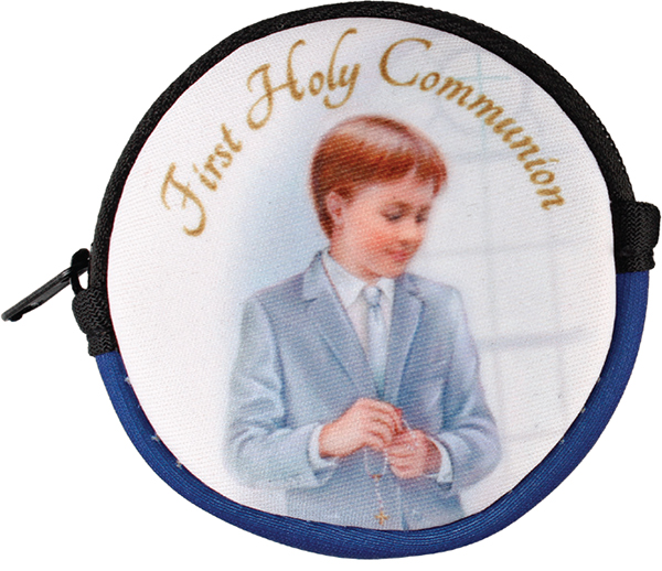 Rosary Purse C64436 Communion Boy/Zip